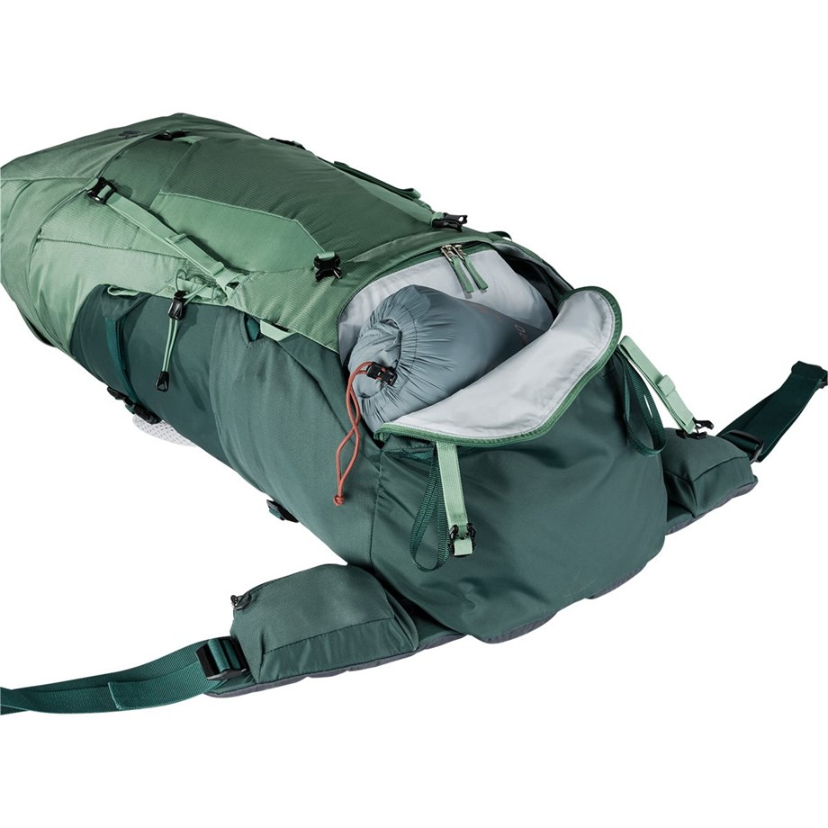 Deuter Aircontact Lite 60 + 10 SL Kadın Çanta aloe-forest