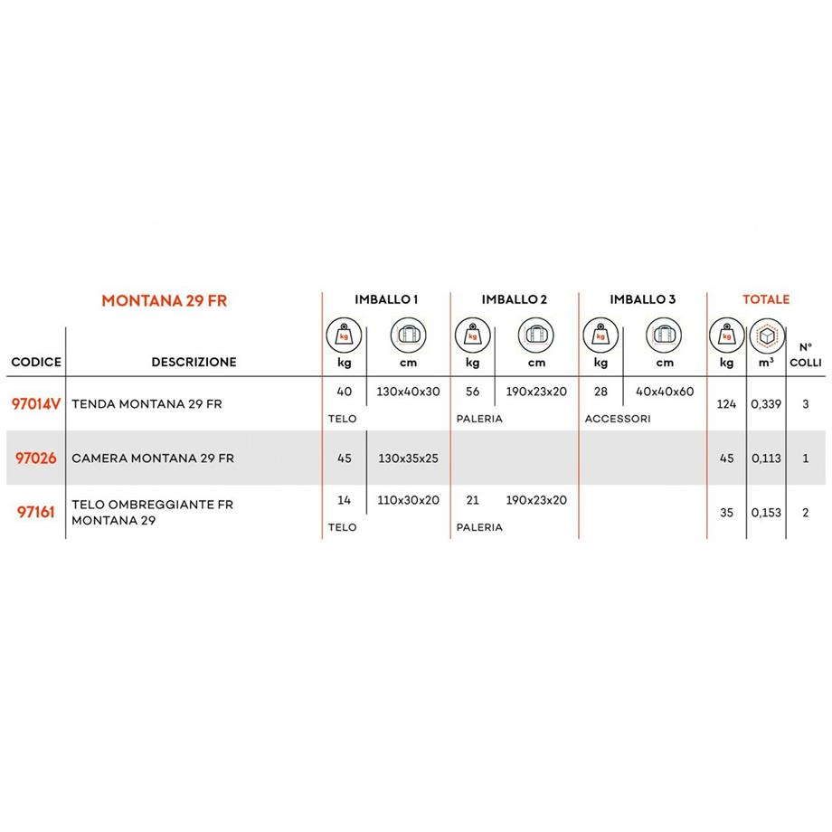 Ferrino Montana Afet Çadırı 29 M.5,1 X 5,80