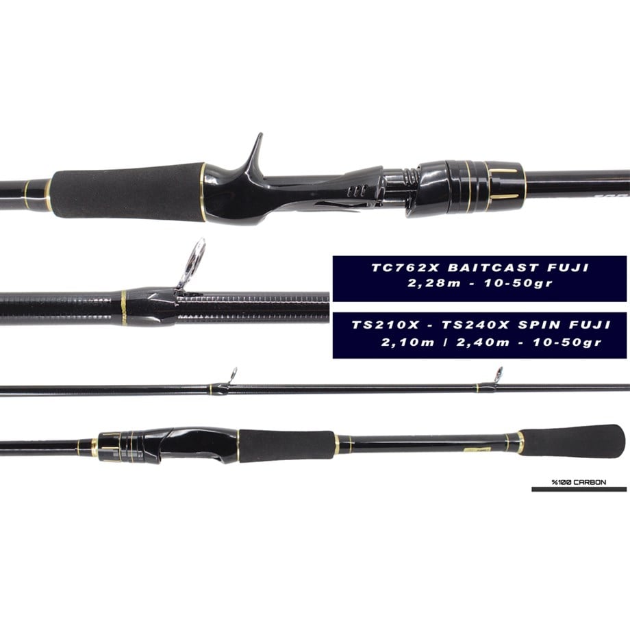 Jeking Spin Fuji 2.40m 10-50gr 2P Olta Kamışı