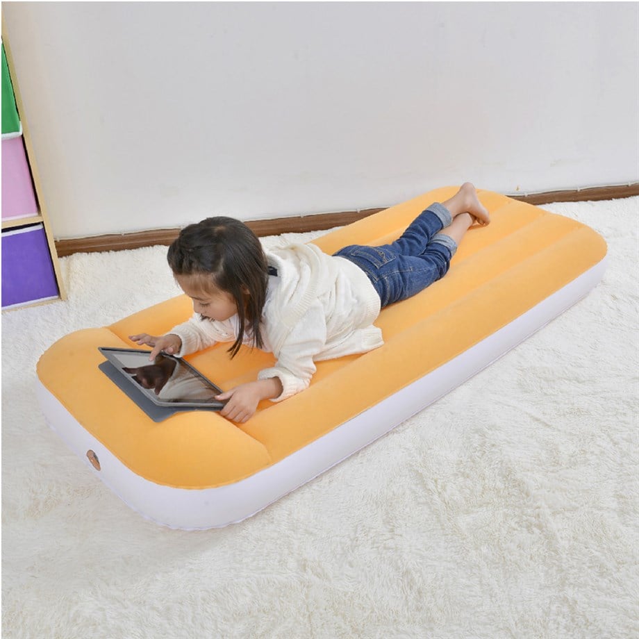 Jilong 27312 Kids Flocked Pembe Çocuk Şişme Yatak