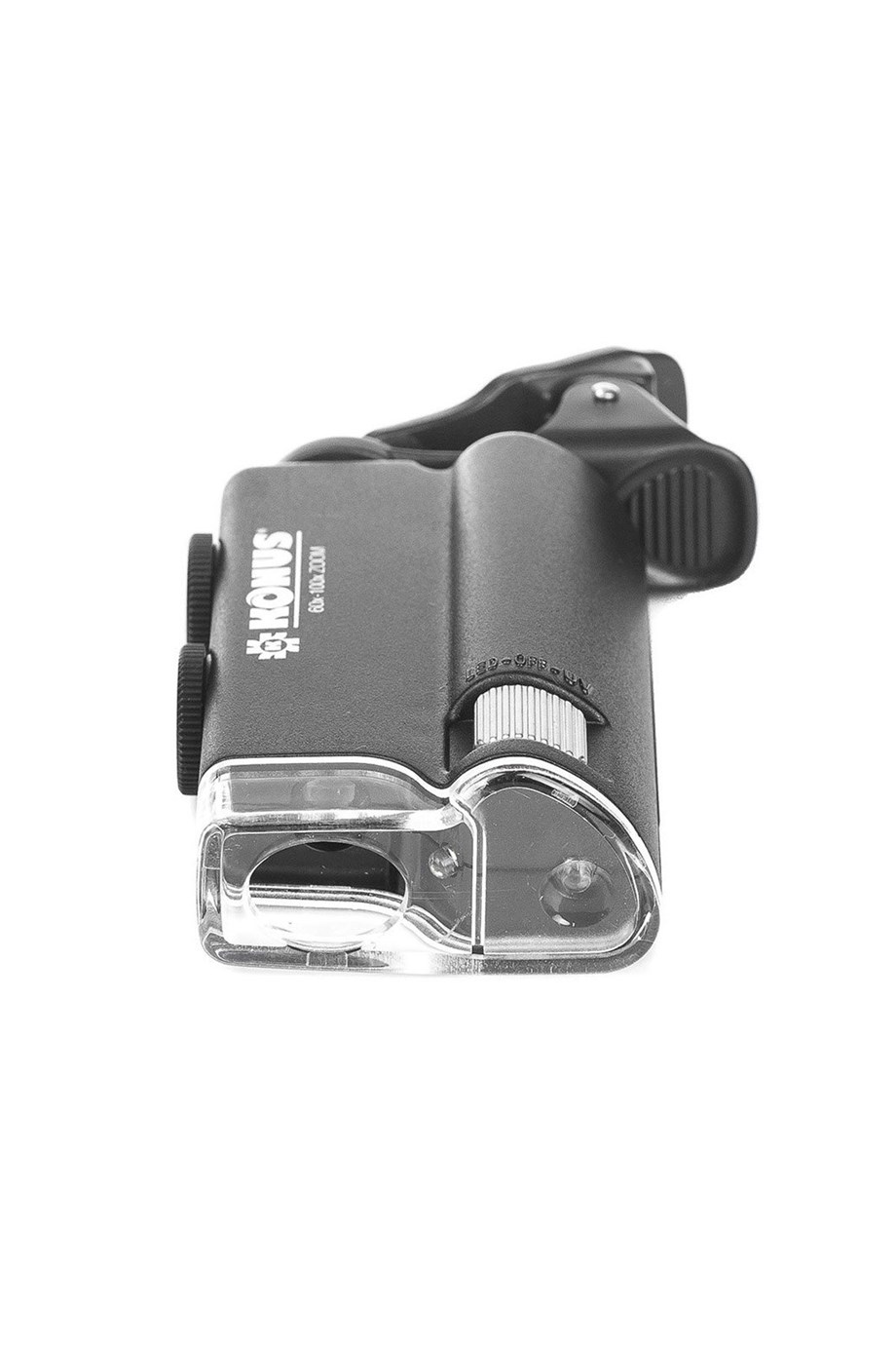Konus Clip 60x-100x Cep Mikroskobu SİYAH
