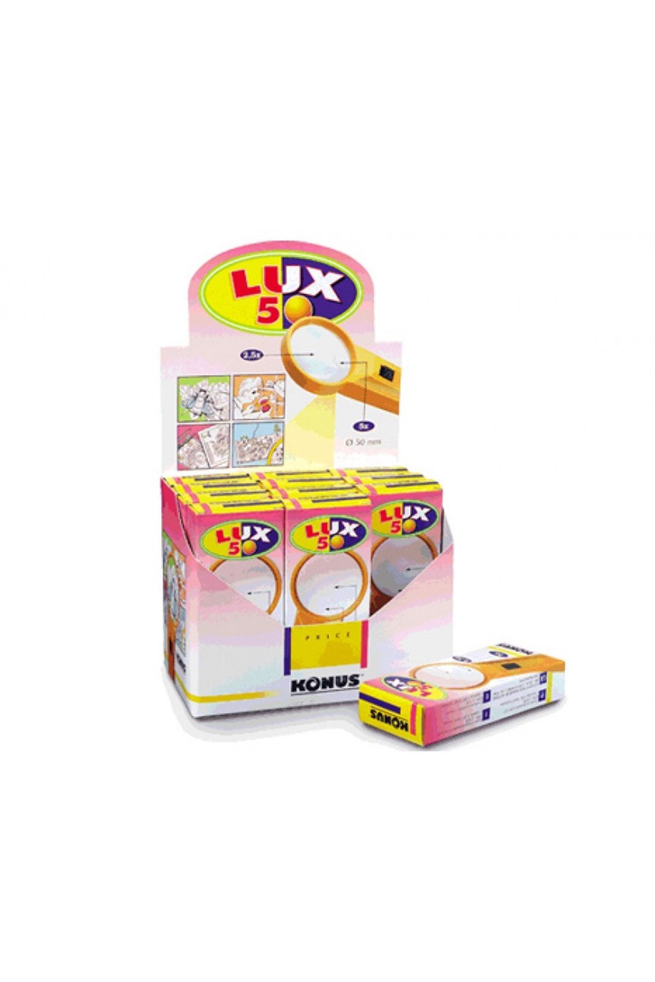 Konus Luminosa Büyüteç TURUNCU