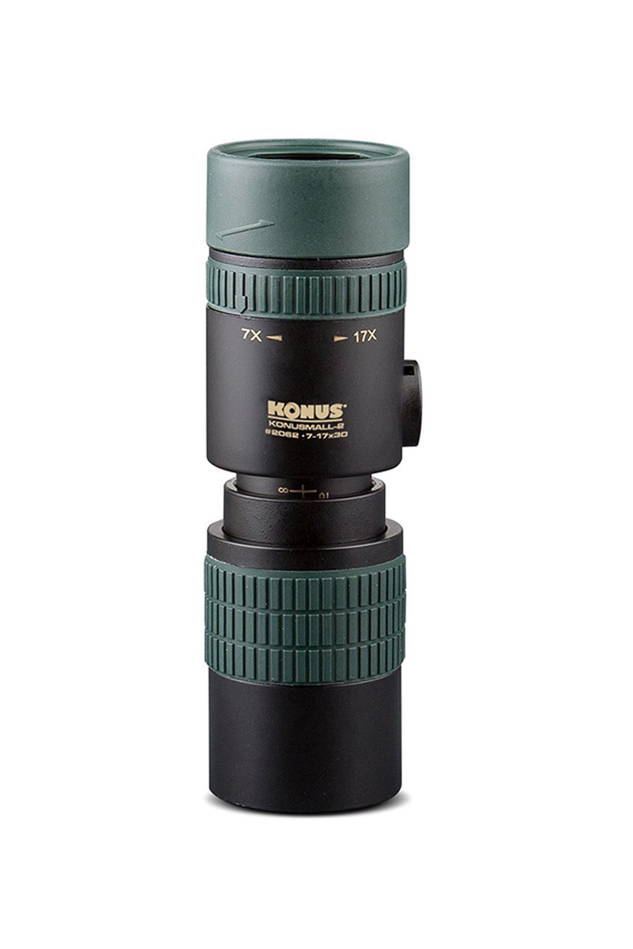 Konus Mall 2 7x-17x30 Zoom Monocular Parmak Dürbün SİYAH