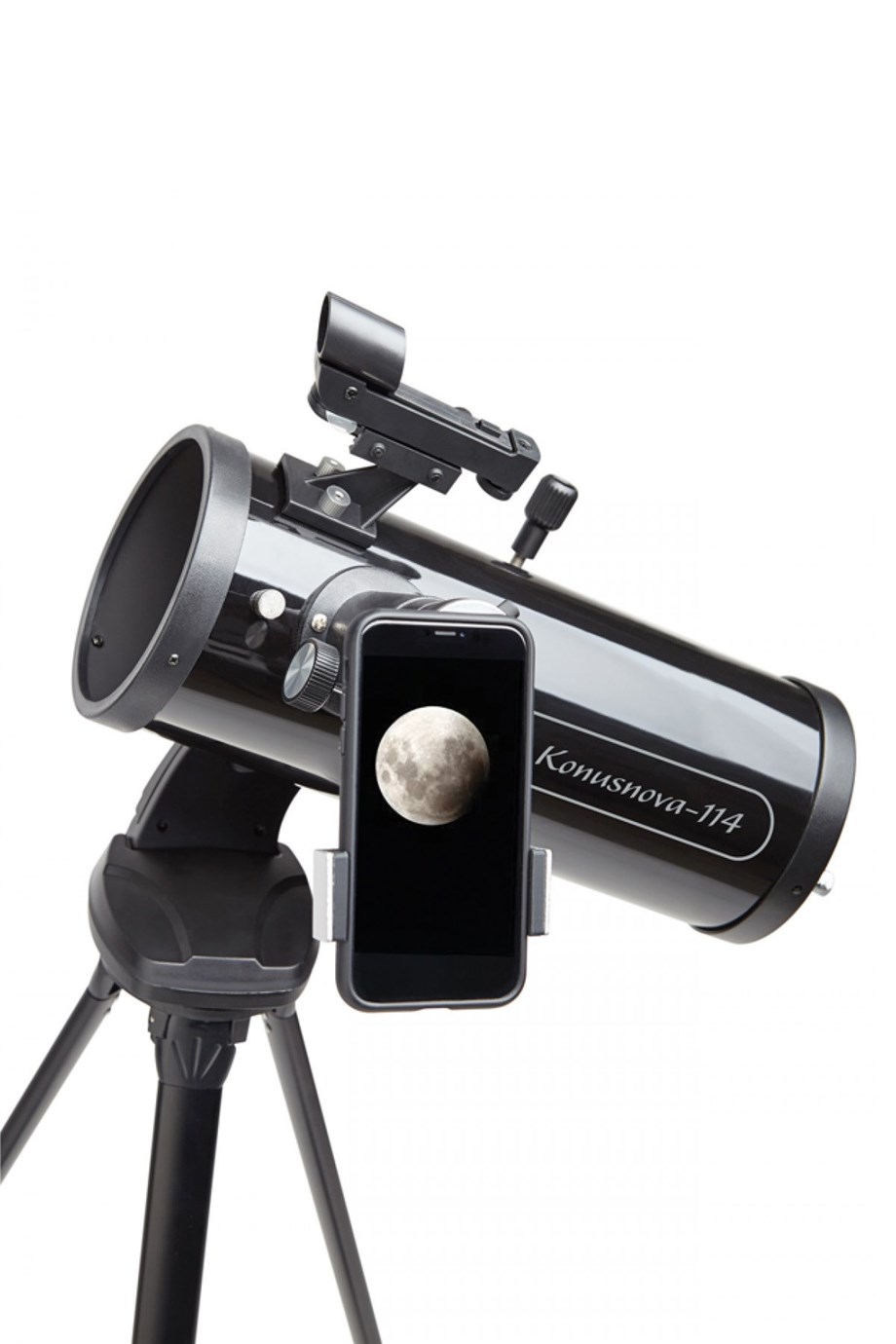 Konus Nova-114 Mercekli Astronomik Teleskop D.114/F.500 SİYAH