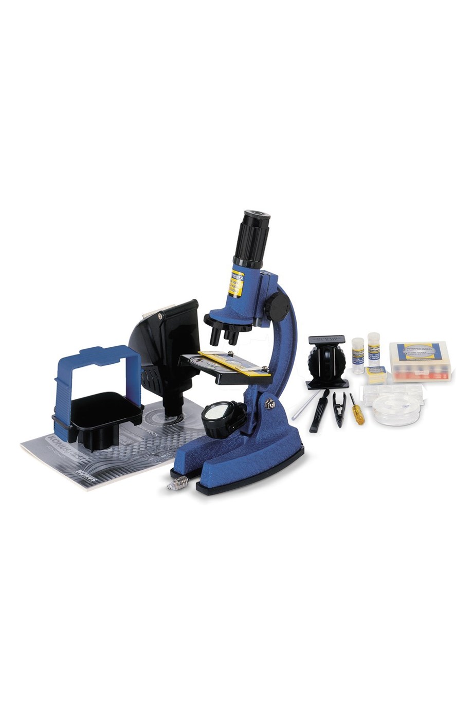 Konus Science 1200X Didaktik Mikroskop Seti Mavi
