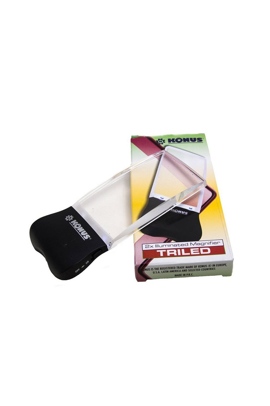 Konus Triled Reading Magnifier 2x Led Işıklı Okuma Büyüteci BEYAZ