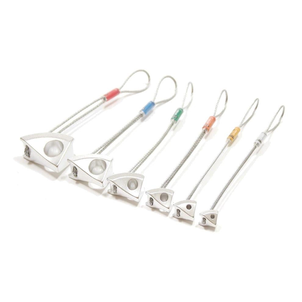 Kouba Abalak 6'lı Tricam Stoper Seti - Silver, n.1-6