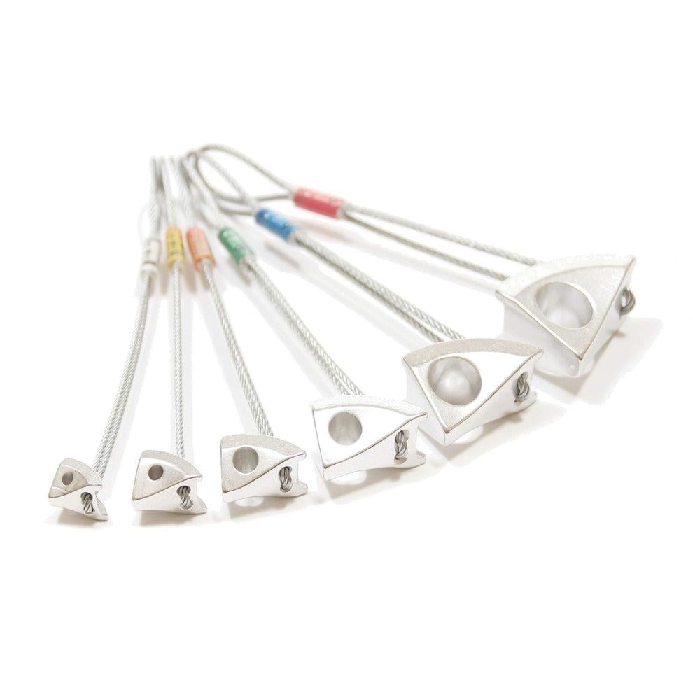 Kouba Abalak 6'lı Tricam Stoper Seti - Silver, n.1-6