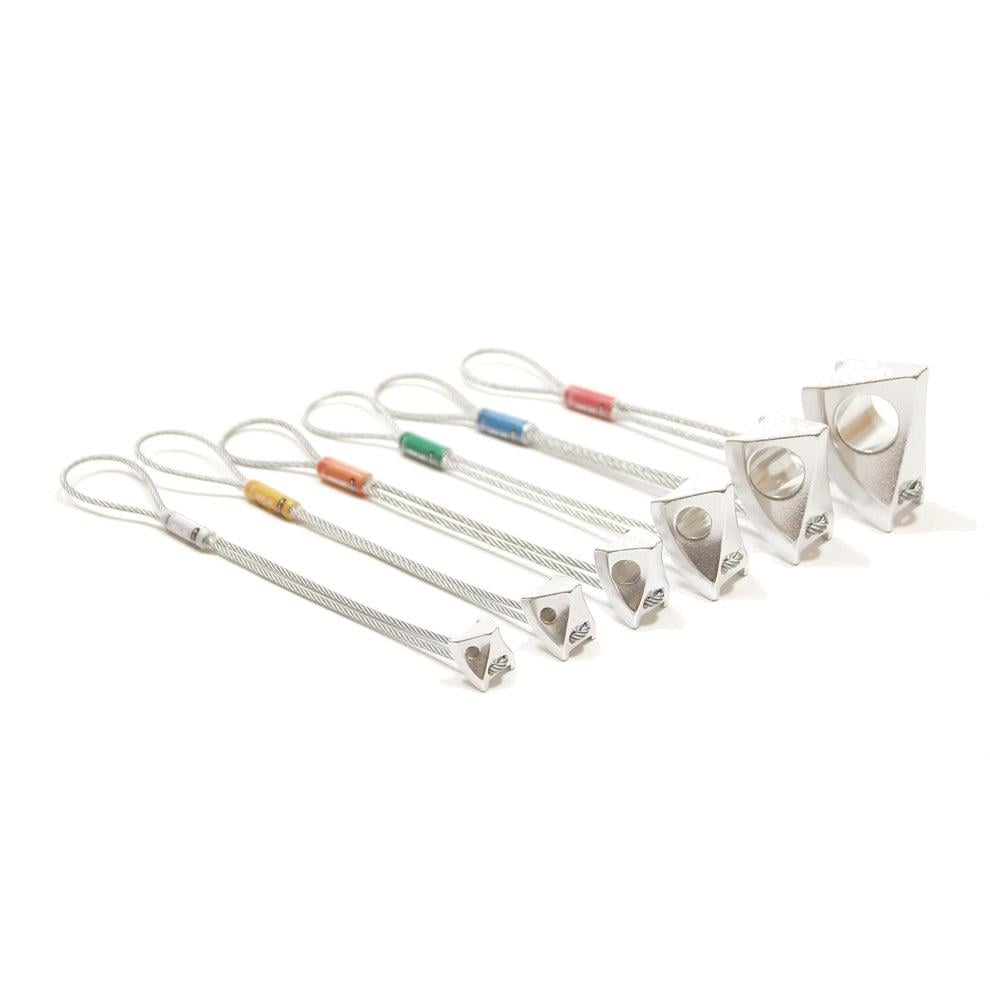 Kouba Abalak 6'lı Tricam Stoper Seti - Silver, n.1-6