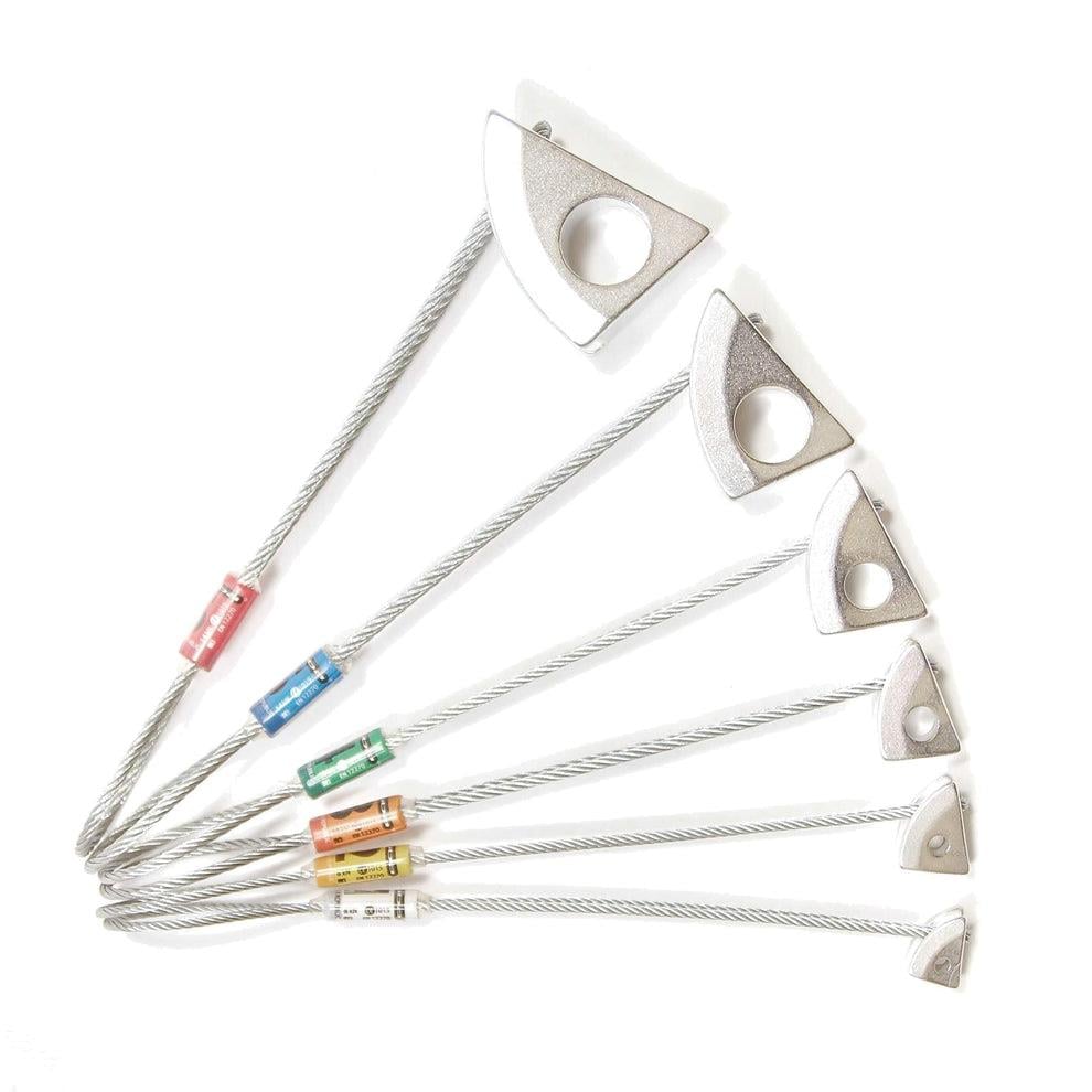 Kouba Abalak 6'lı Tricam Stoper Seti - Silver, n.1-6