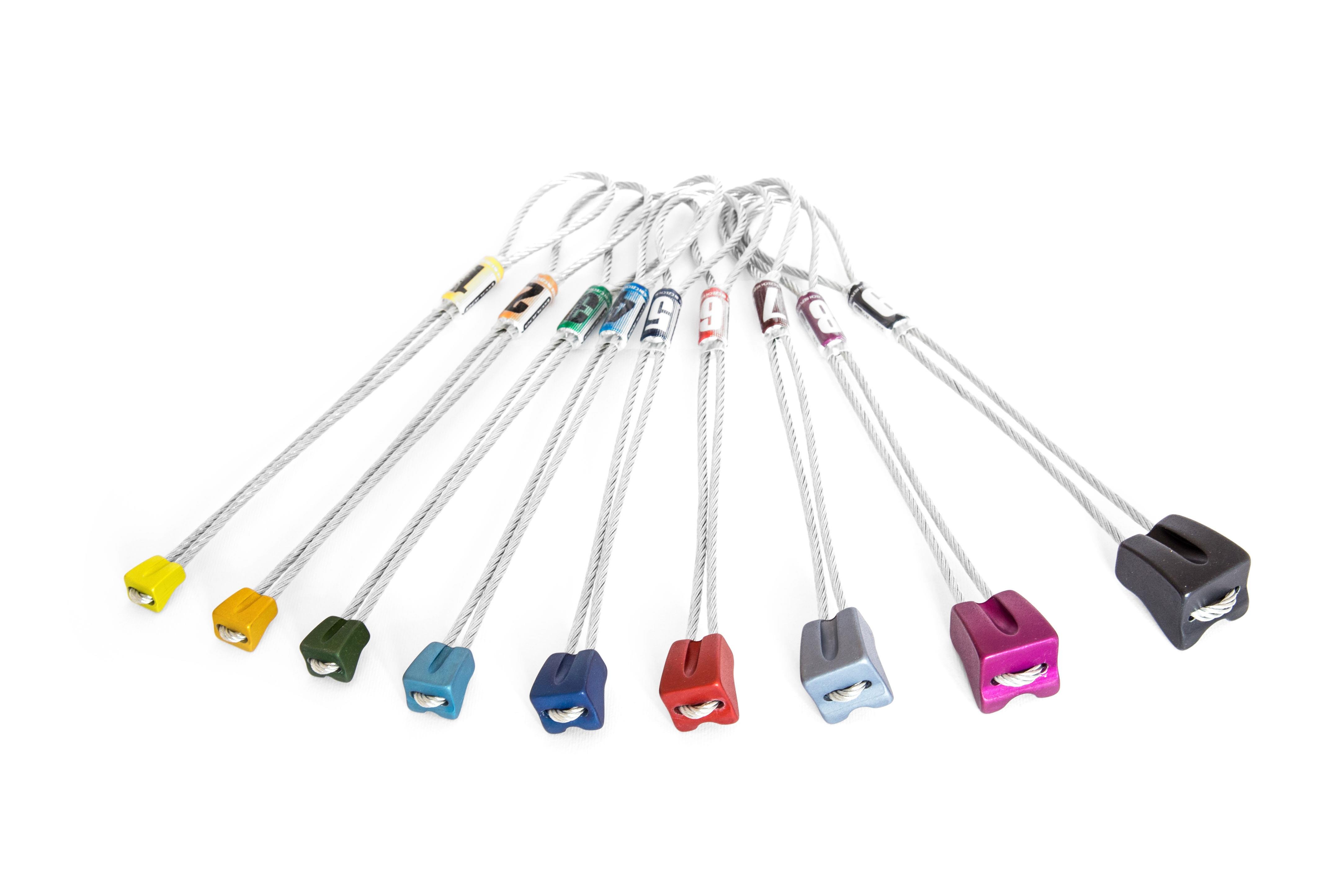 Kouba Alu Nuts 9'lu Stoper Seti - Anodized, n.1-9