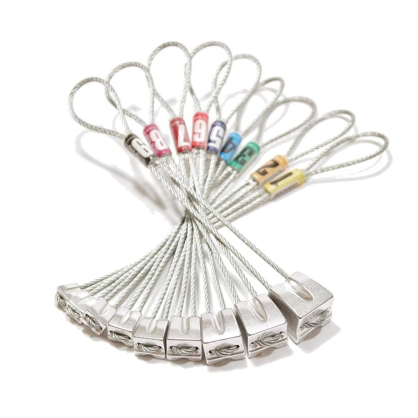 Kouba Alu Nuts 9'lu Stoper Seti - Silver, n.1-9