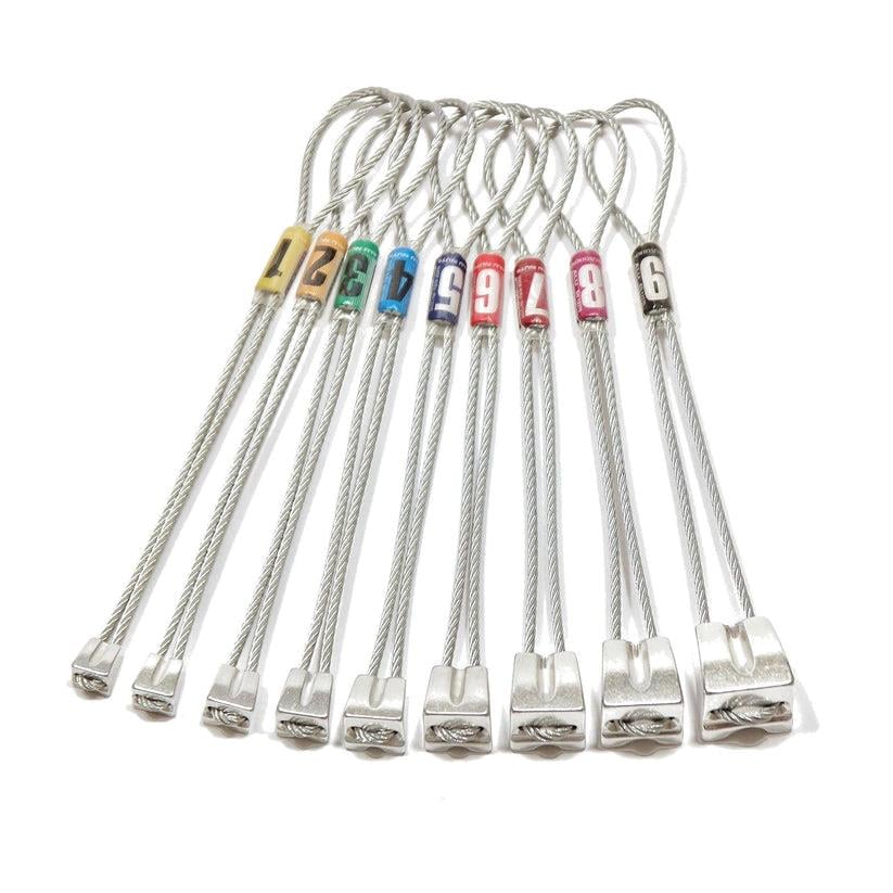 Kouba Alu Nuts 9'lu Stoper Seti - Silver, n.1-9