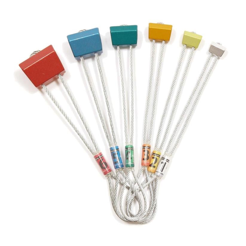 Kouba Hex 6'lı Hegzantrik Stoper Seti - Anodized, n.1-6