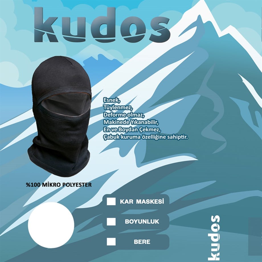 Kudos Polar Kar Maskesi Haki