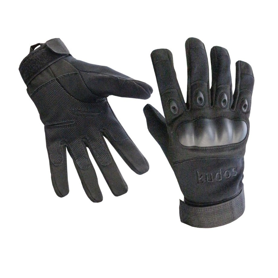 Kudos Taktik Eldiven Siyah Takviyeli