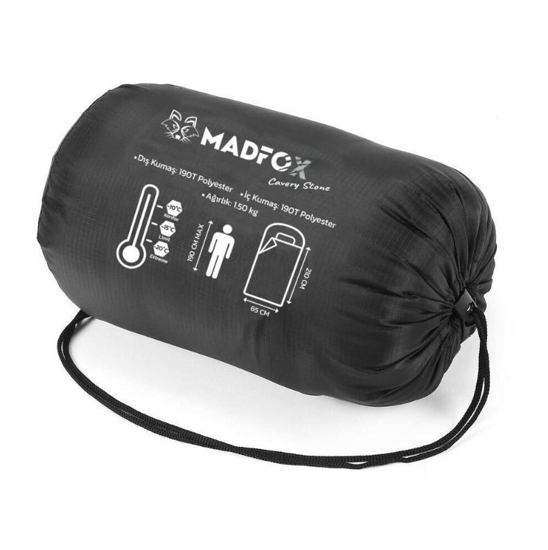 Madfox Cavery Stone Uyku Tulumu -20°C Antrasit
