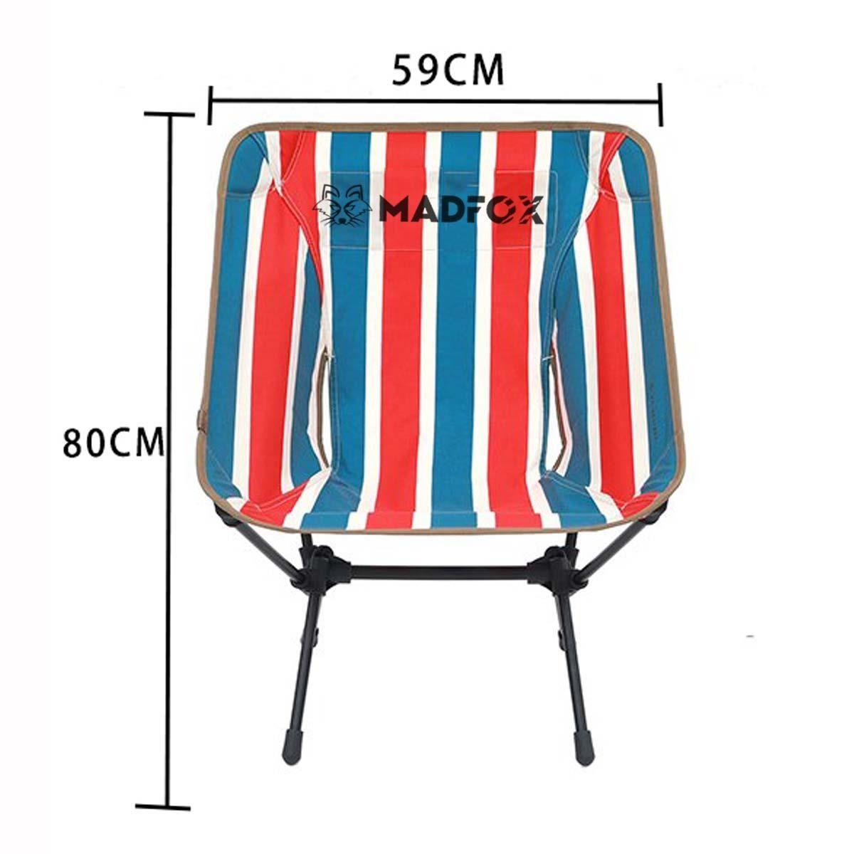 Madfox İnfinity Ultralight Katlanır Kamp Sandalyesi Retro Çizgili