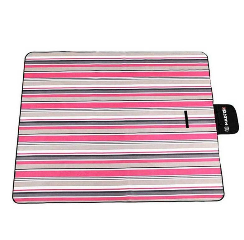 Madfox Skyloft Su Gecirmez Piknik Kamp Örtüsü Red Stripe