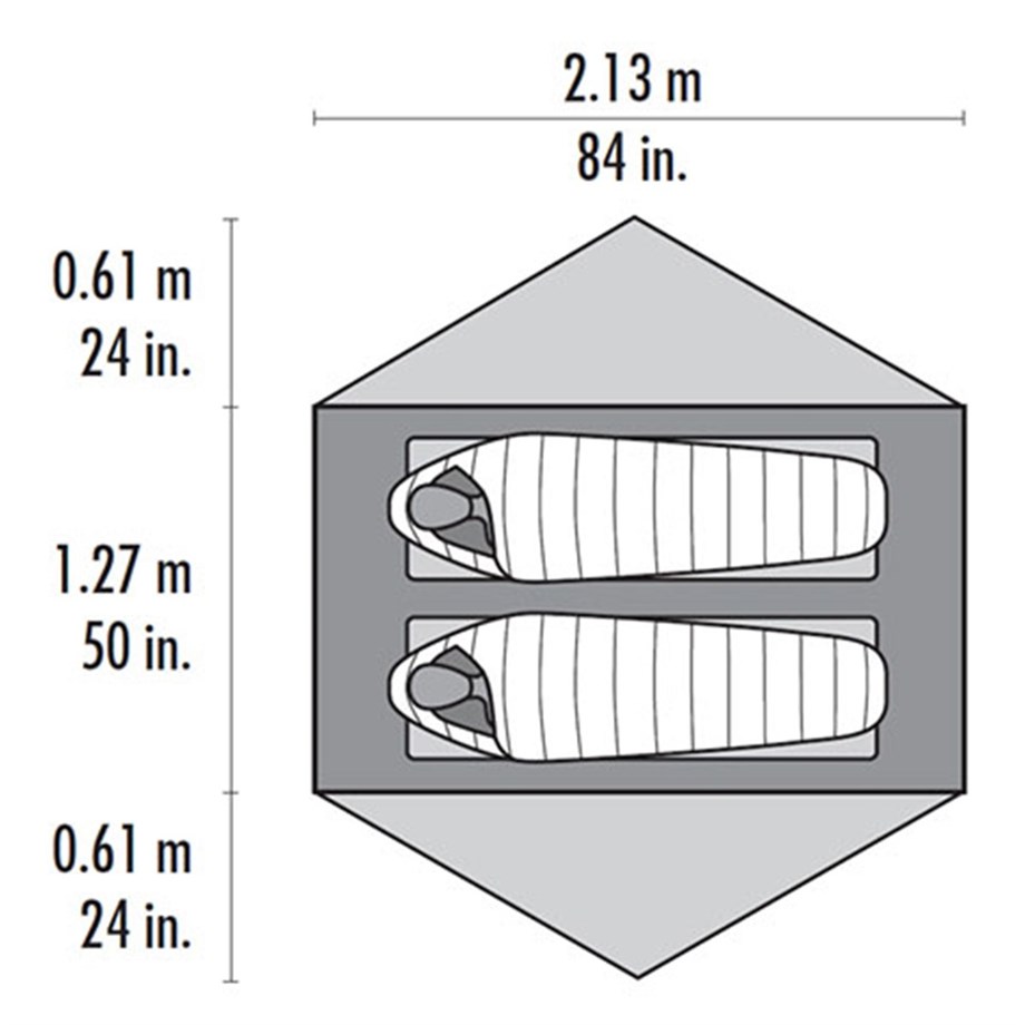 Msr Carbon Reflex II Çadır 3 Mevsim 2 Kişilik Green