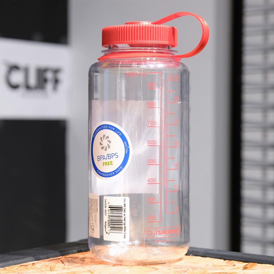 Nalgene 32oz WM Clr / Rd Cap Nasa Globe Limited Edition Tritan Suluk