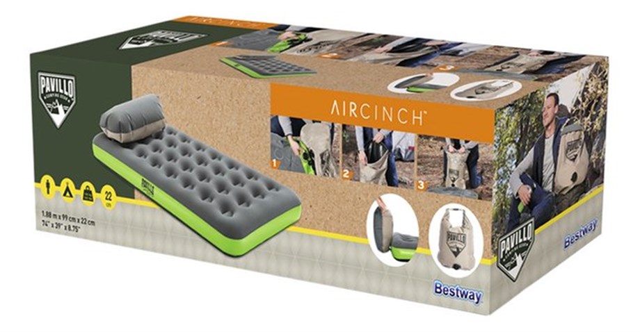 Pavillo 67619 Roll - Relax Twin 188*99*22cm Şişme Yatak