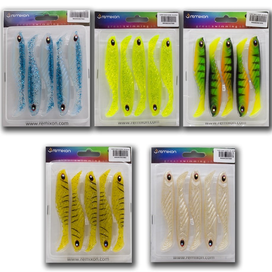 Remixon Curvy Shad 10,5cm (5 Adet)