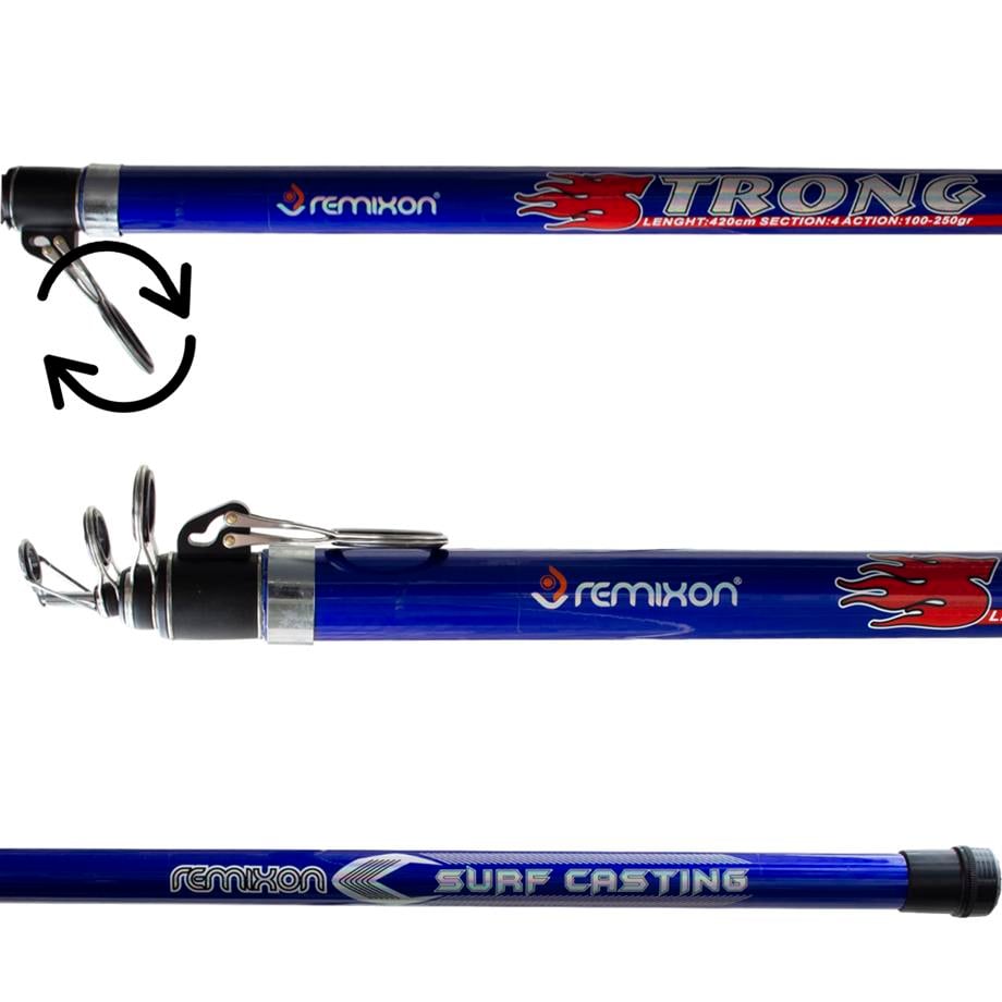 Remixon Strong 4.20m 100-250gr Blue Tele Surf Kamış