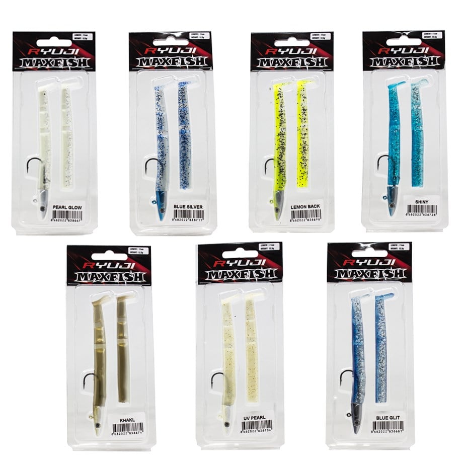 Ryuji Max Fish 100mm 12,5gr 2+1 Silikon Yem 1