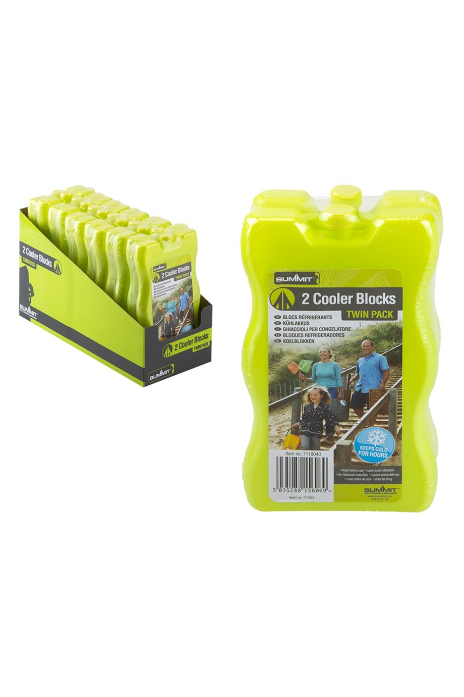 Summit 200 ml Twin Cooler Blocks Buz Kaseti 2li Paket Yellow