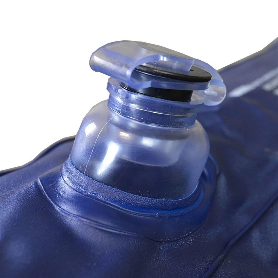 Summit Flocked Airbad 1 Kişilik Konforlu Şişme Yatak Blue