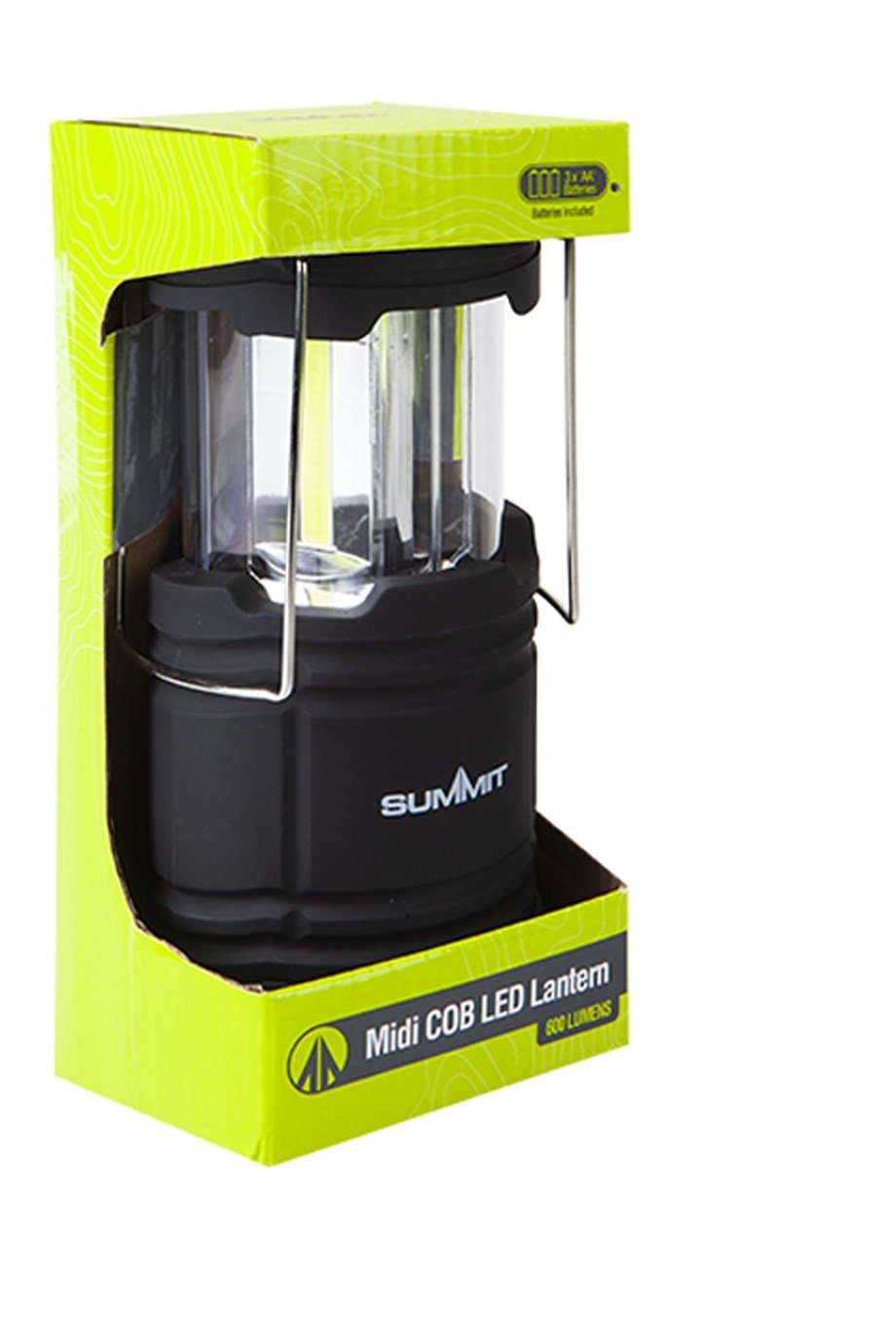 Summit Midi COB LED Katlanabilir kamp Lambası 360 Drece Black