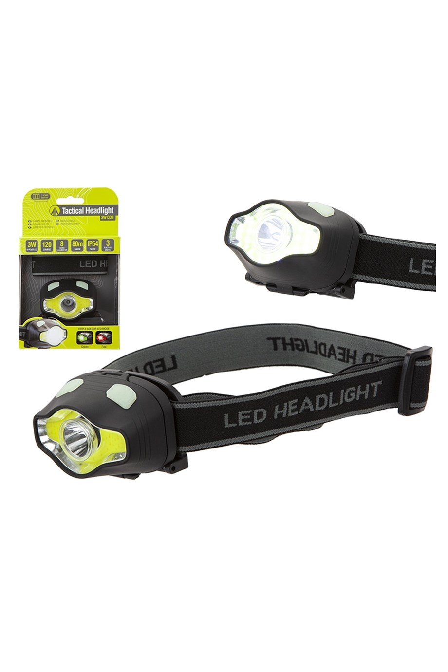 Summit Tactical 3W COB Kafa Lambası Black