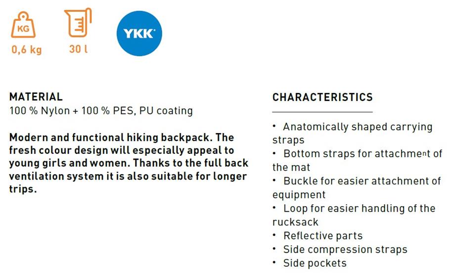 Trimm Airscape Sırt Çantası - 30 Litre, Siyah