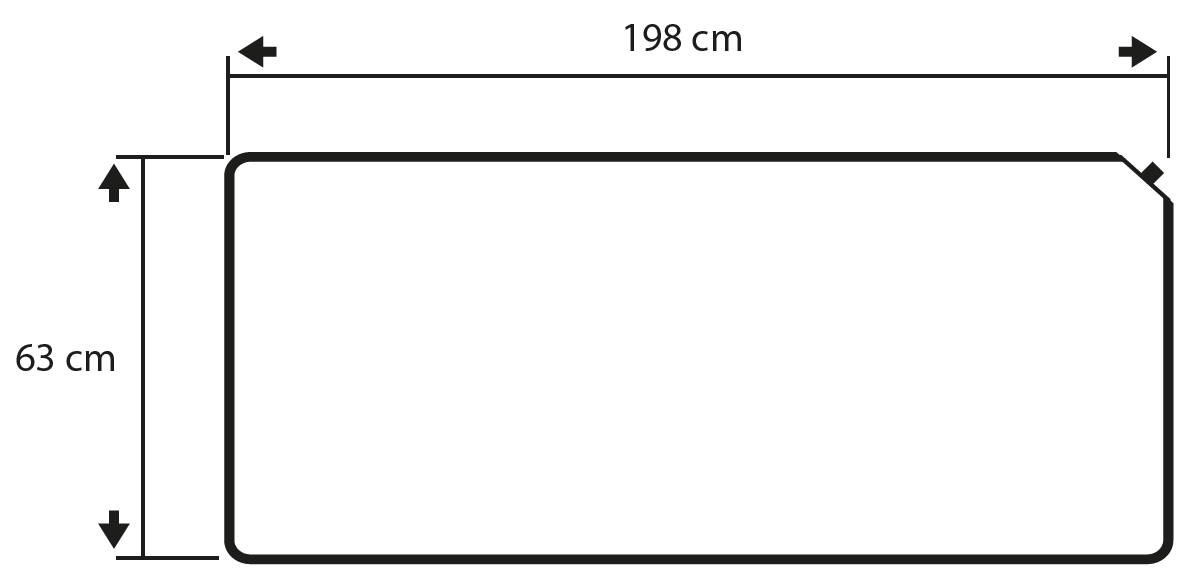 Trimm Lancer Şişme Mat - Mavi
