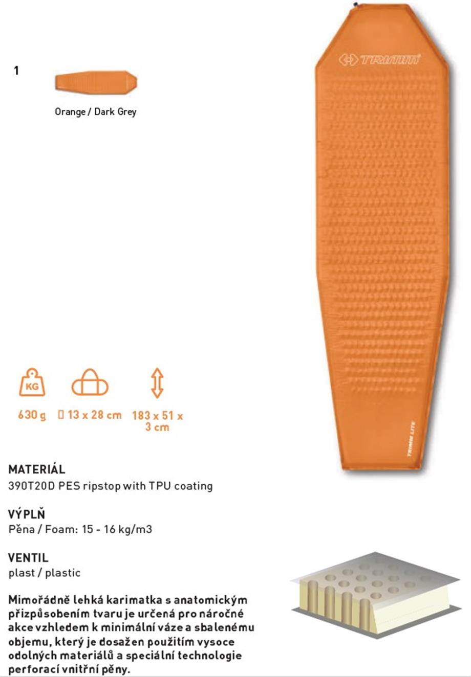 Trimm Trimmlite Şişme Mat - Turuncu