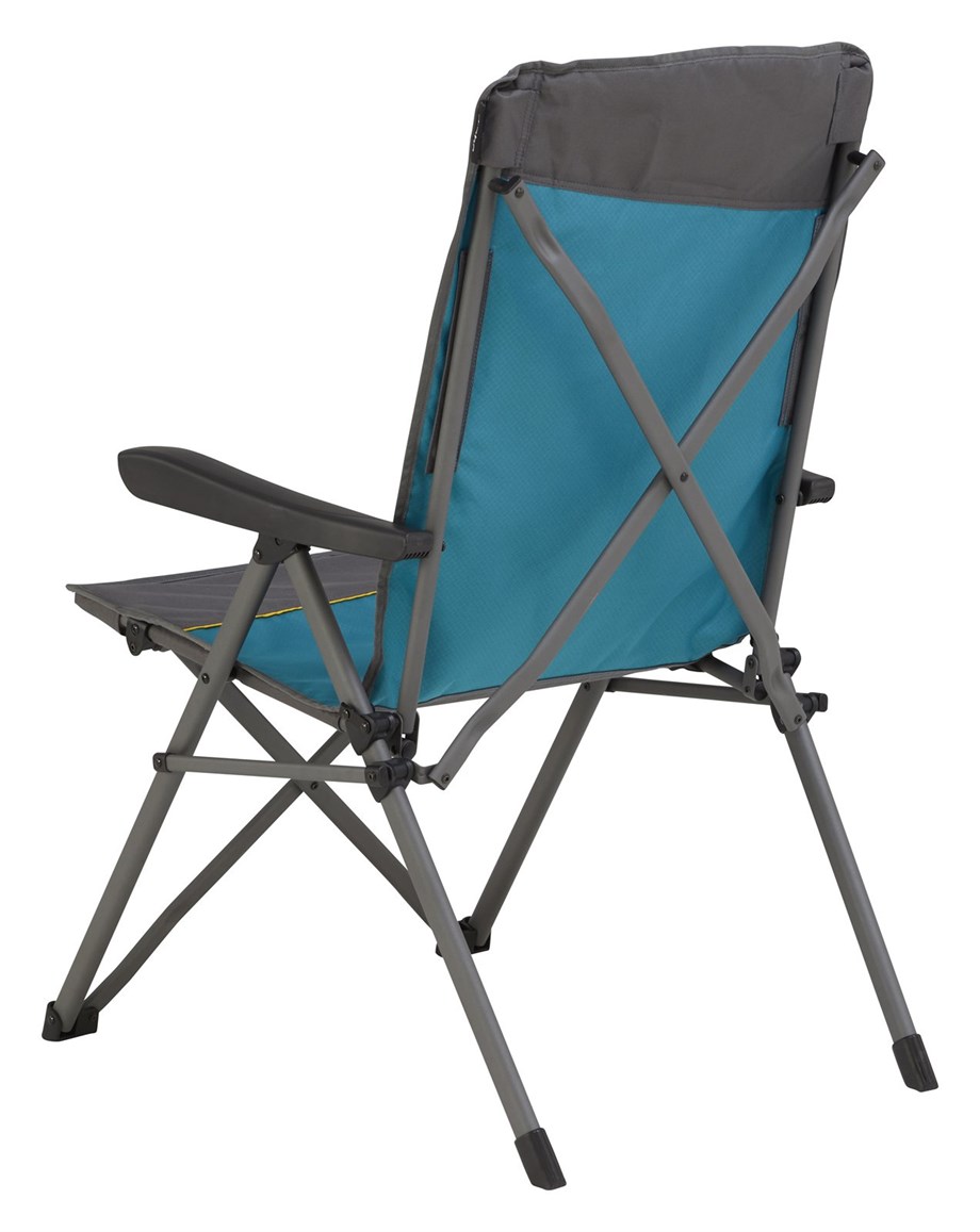 UQUIP Justy 3 Pozisyonlu Relax Konforlu & Takviyeli Katlanır Kamp Sandalyesi Petrol