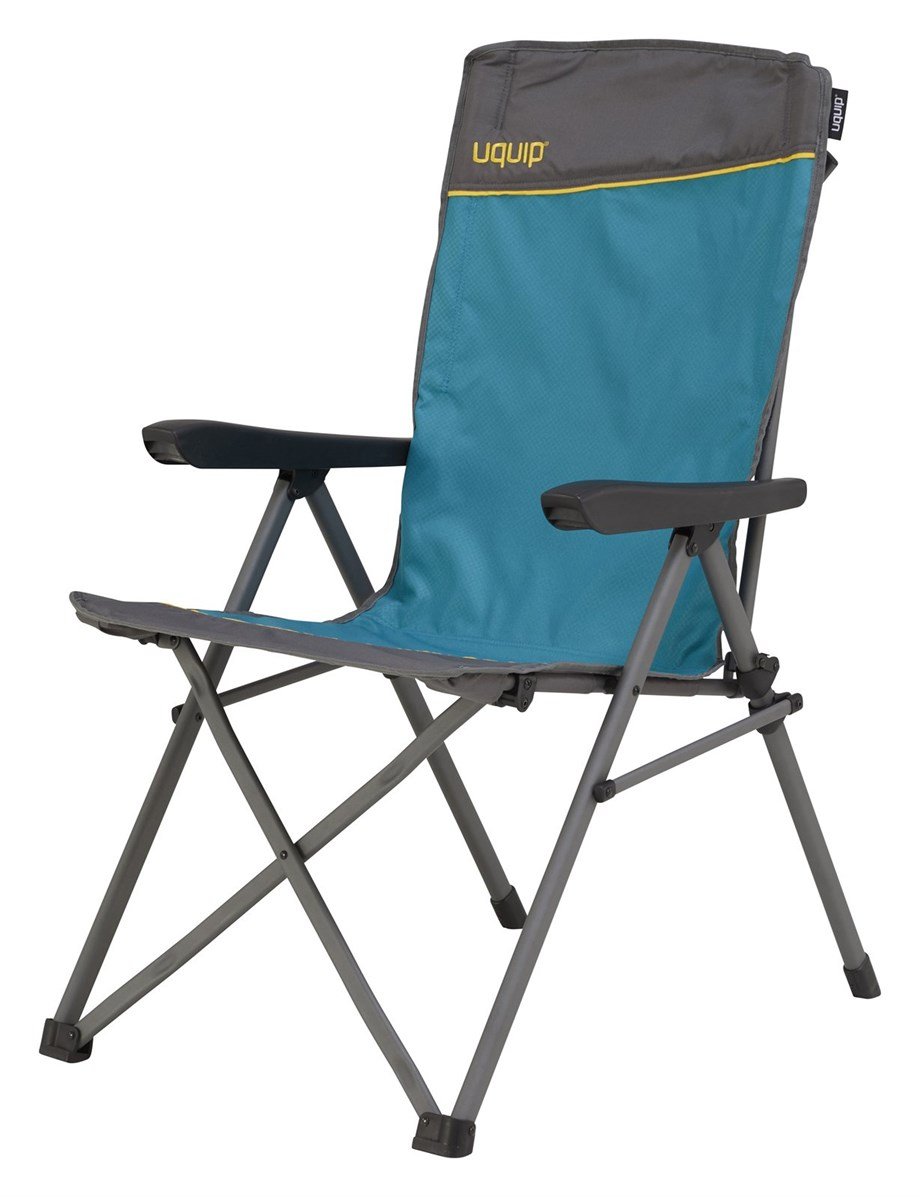 UQUIP Justy 3 Pozisyonlu Relax Konforlu & Takviyeli Katlanır Kamp Sandalyesi Petrol