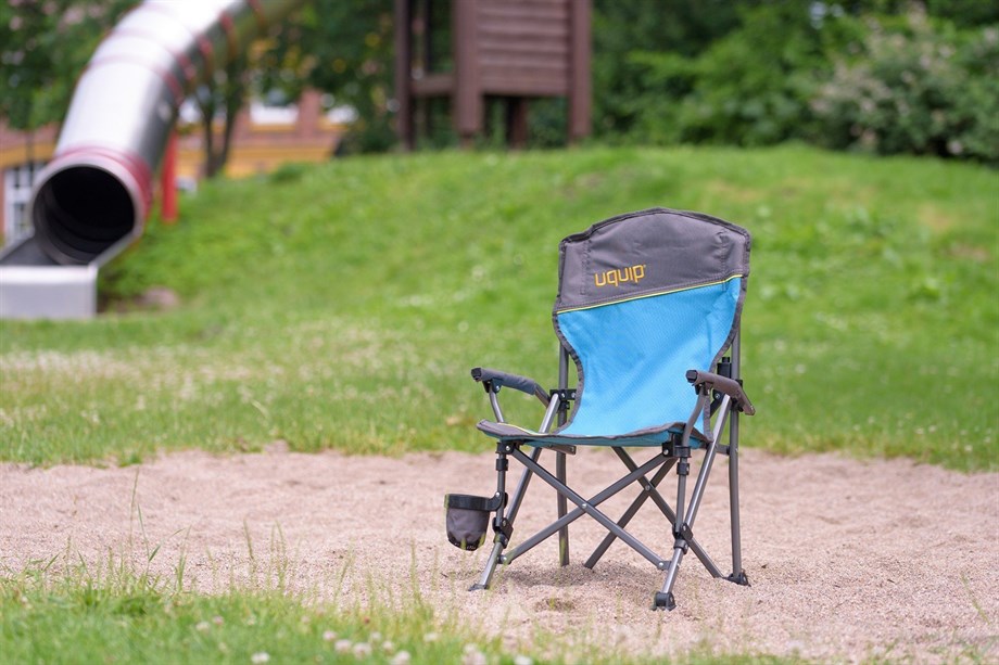 UQUIP Kirby Yüksek Konforlu & Takviyeli Katlanır Çocuk Kamp Sandalyesi Petrol