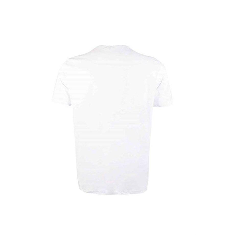 VAV Baseti-02 Yuv. Yaka Tişört Beyaz Balık D. XS