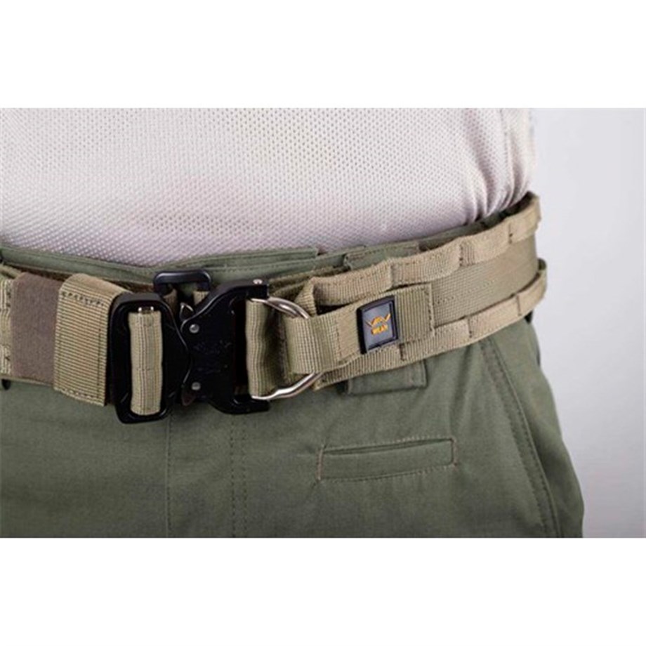 VAV BTAC01 Çelik Tokalı Taktik Kemer Bej XL