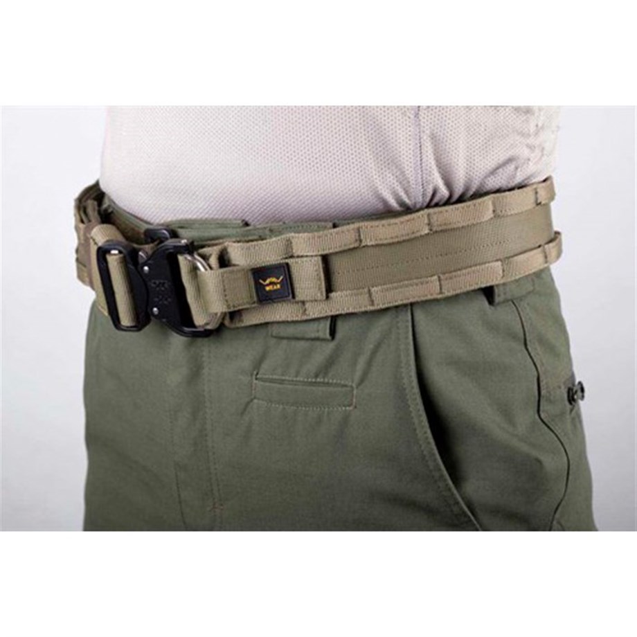 VAV BTAC01 Çelik Tokalı Taktik Kemer Bej M