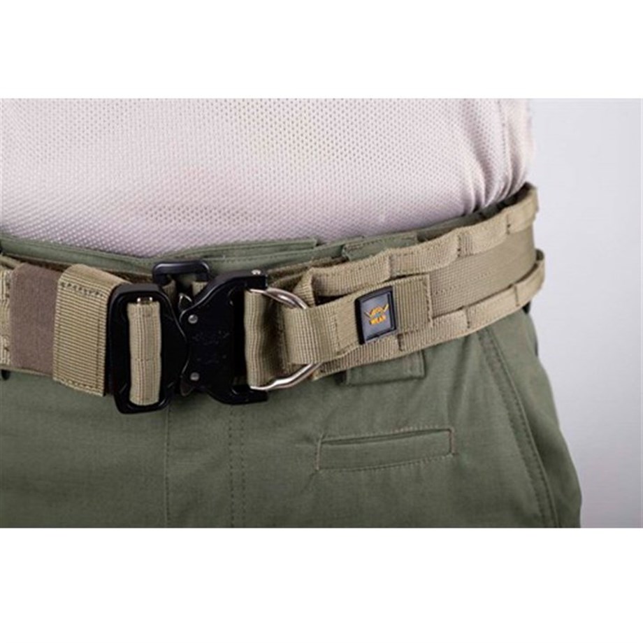 VAV BTAC01 Çelik Tokalı Taktik Kemer Haki M