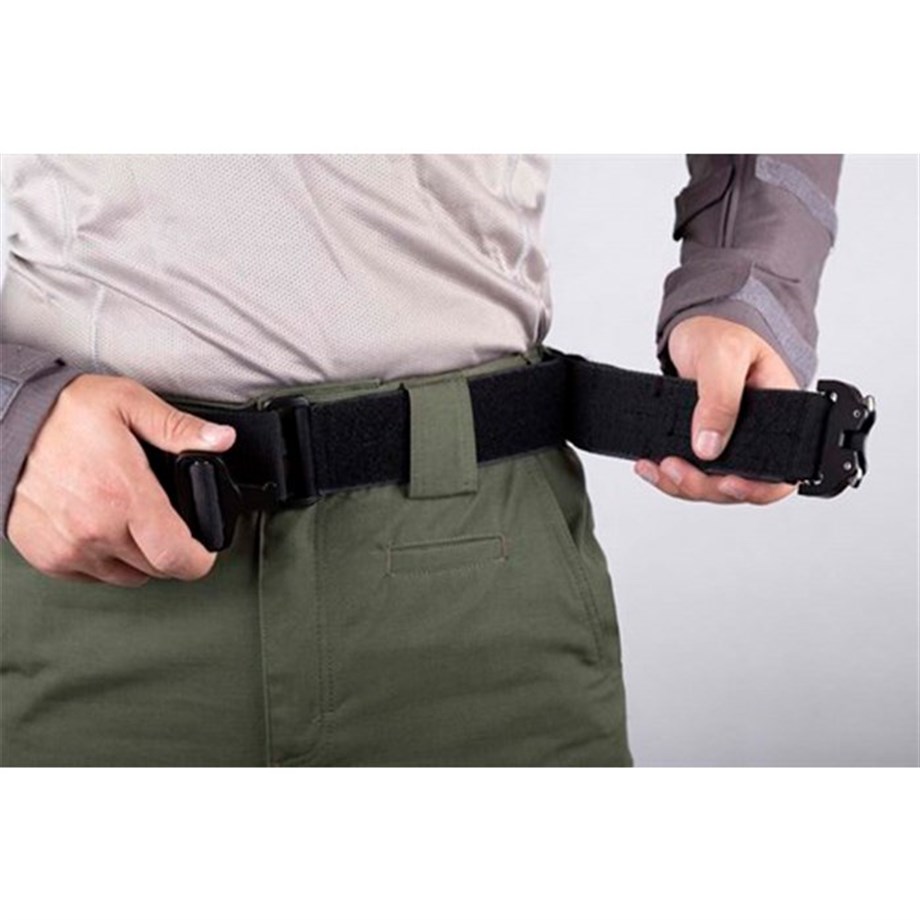 VAV BTAC01 Çelik Tokalı Taktik Kemer Siyah M