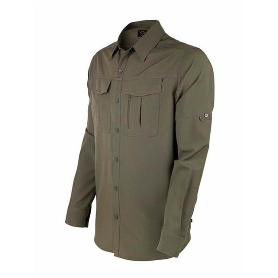 VAV Uzun Kol Gömlek Tacflex-02 Haki M