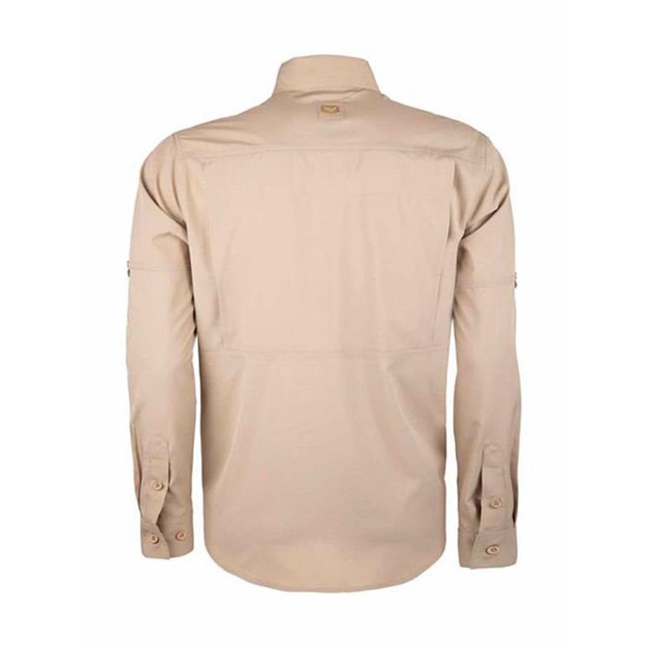 VAV Uzun Kol Gömlek Tacflex-02 Koyu Bej M