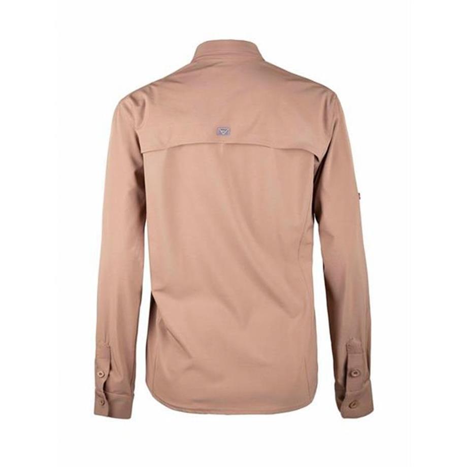 VAV Uzun Kol Kadın Gömlek WFLEX01 Bej L