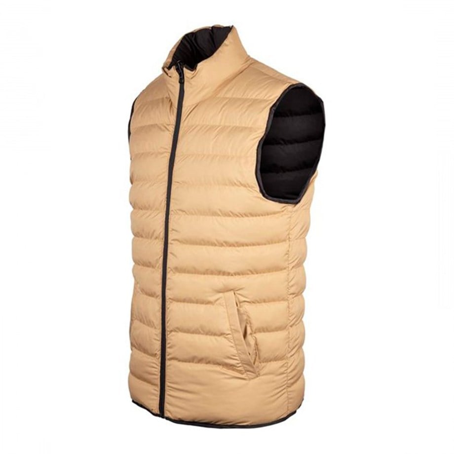 VAV WESRIT 01 Çift Taraflı Yelek Bej-Siyah L