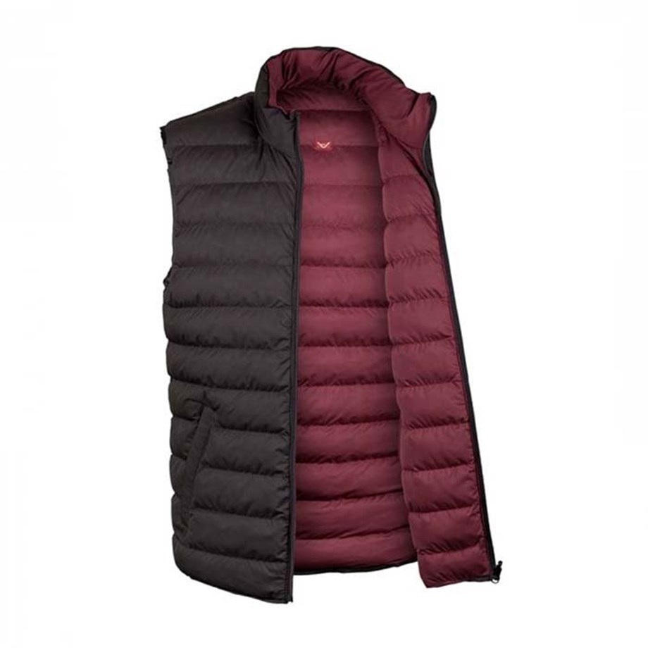 VAV WESRIT 01 Çift Taraflı Yelek Bordo-Siyah M