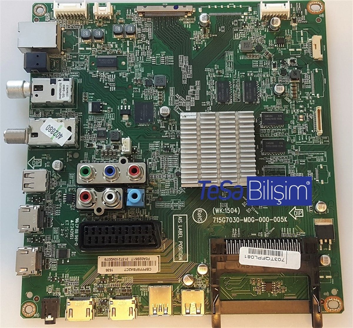 715G7030-M0G-000-005K, (WK:1504), 703TQFPL081, CBPFF8FBA2CT, PHILIPS 48PFK5500/12, ANAKART, MAINBOARD